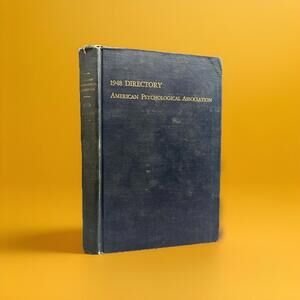 1948 American Psychological Association Directory Hardcover out of print
